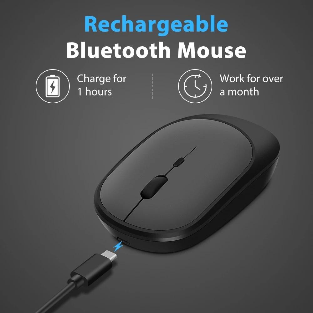 Chuột không dây bluetooth 5.0 2.4G thích hợp cho Xiaomi Mi Pad 5 Pro Mi Pad 5 4 Plus 3 2 1 Tablet 2021