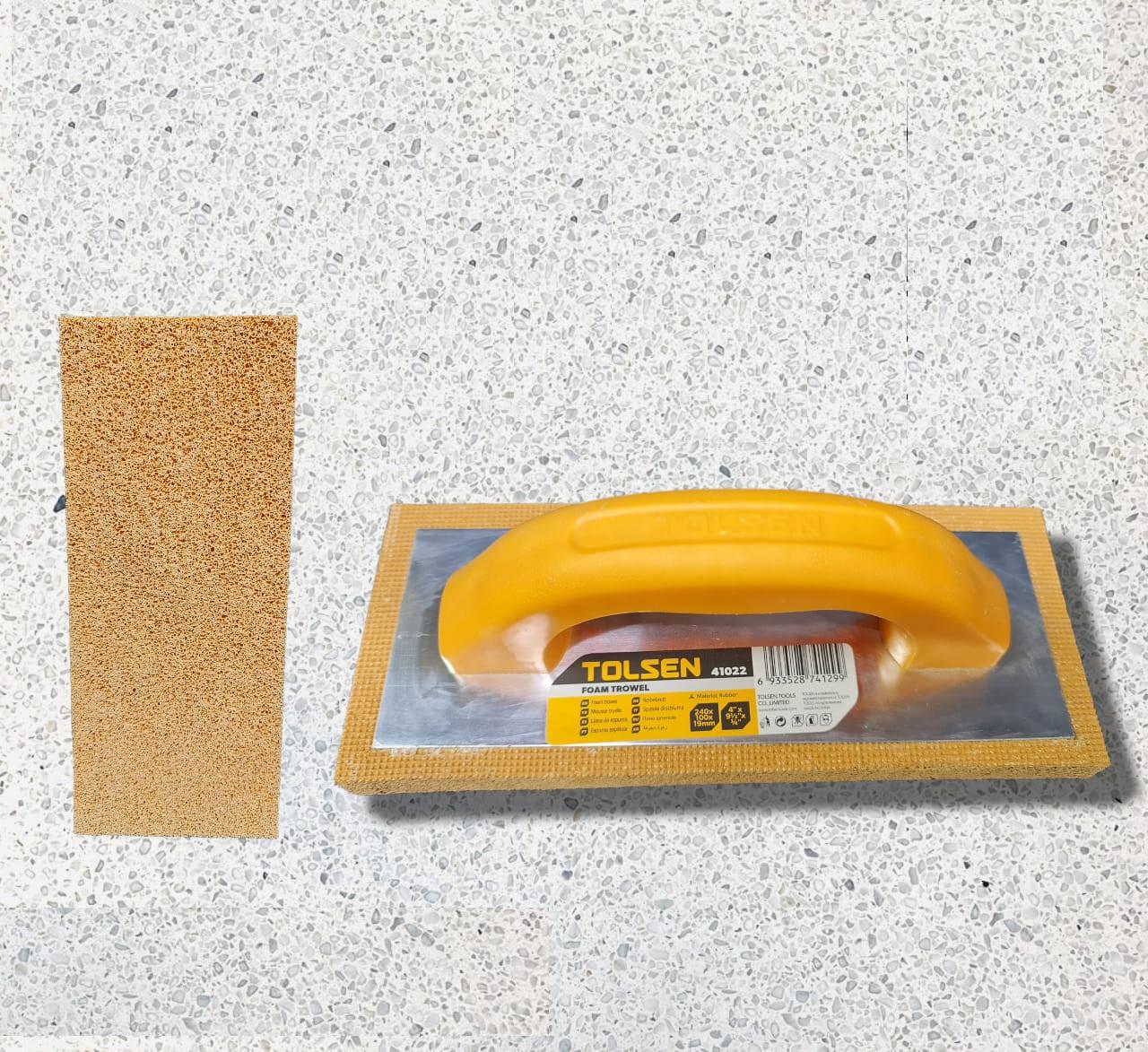 BÀN CHÀ XỐP VÀNG 240mm TOLSEN 41022 - HÀNG CHÍNH HÃNG