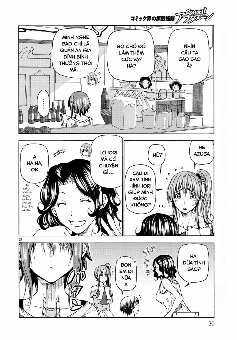 cô gái thích lặn - grand blue chapter 34 26