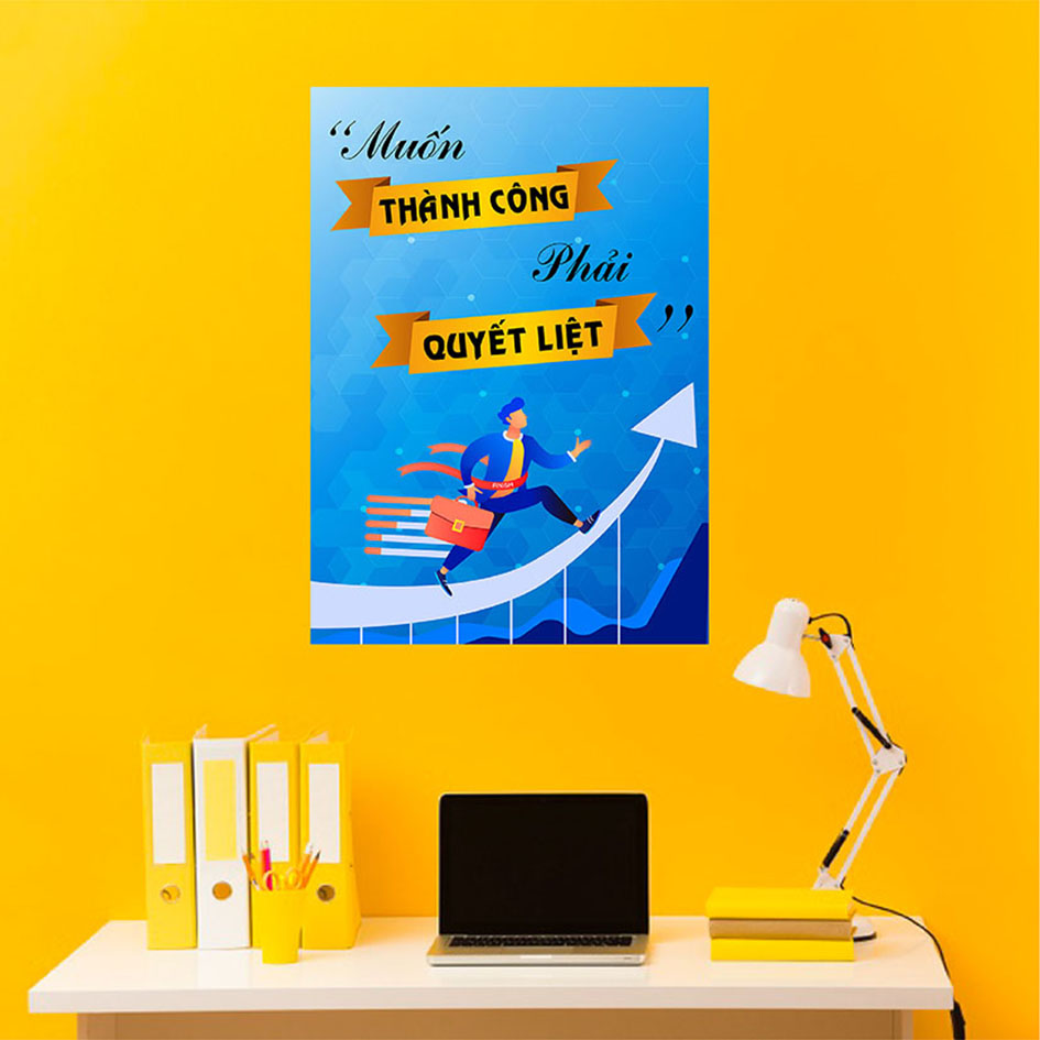 Decal trang trí Slogan trang trí văn phòng công ty số 22