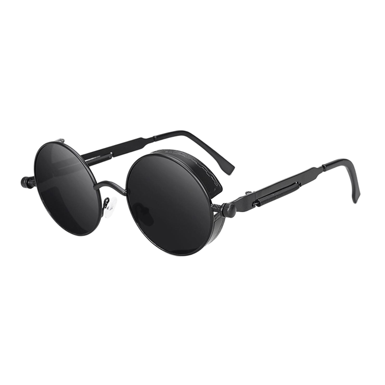 Steampunk Gothic Retro Round Sunglasses Circle Lens Goggles