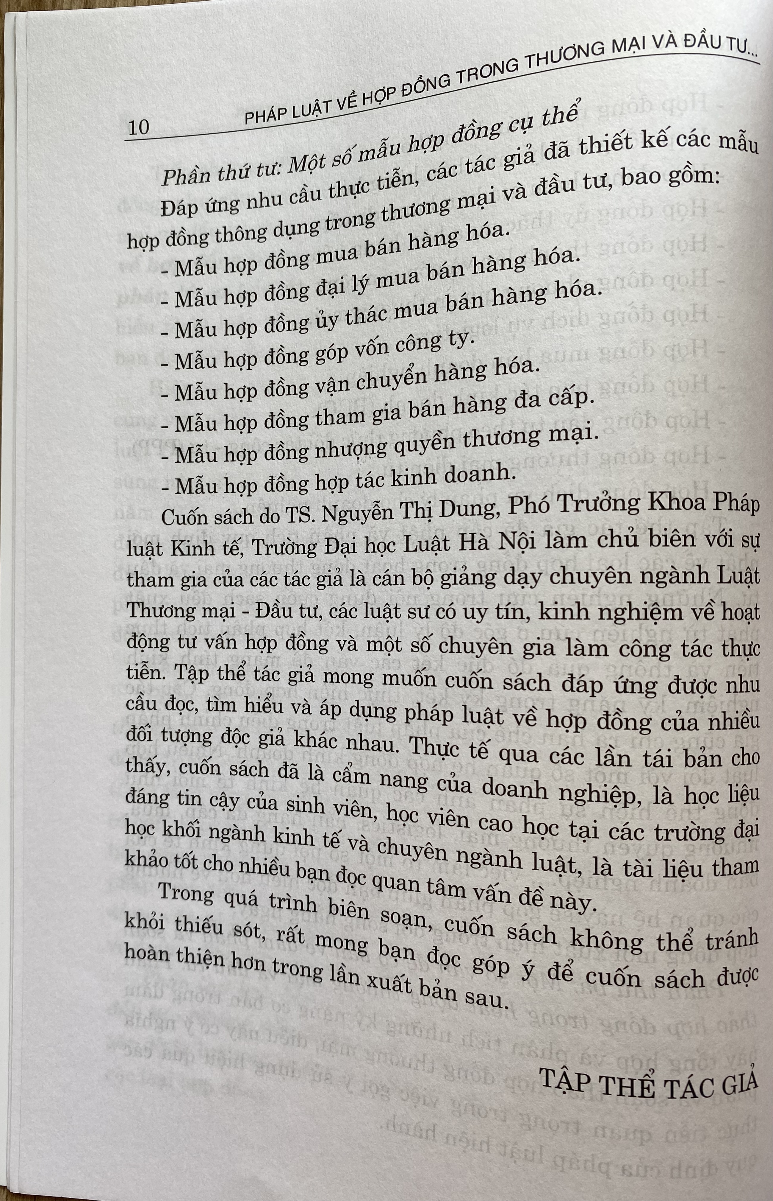 Sách - PHÁP LUẬT VỀ HỢP ĐỒNG TRONG THƯƠNG MẠI VÀ 1 ĐẦU TƯ NHỮNG VẤN ĐỀ PHÁP LÝ CƠ BẢN