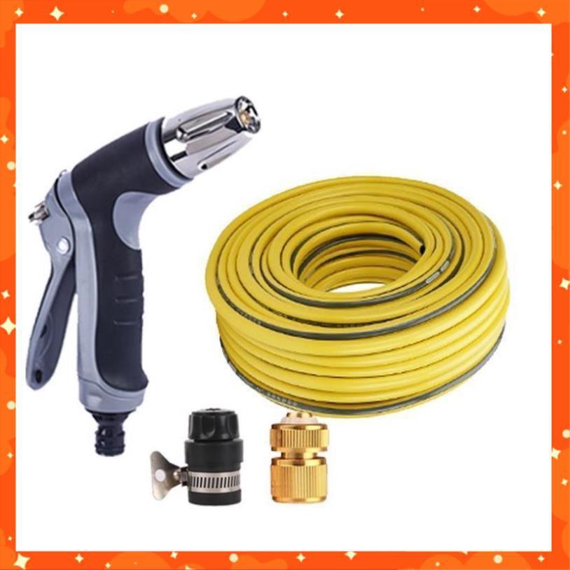 Bộ dây và vòi xịt tăng áp rửa xe tưới cây 15M  206817