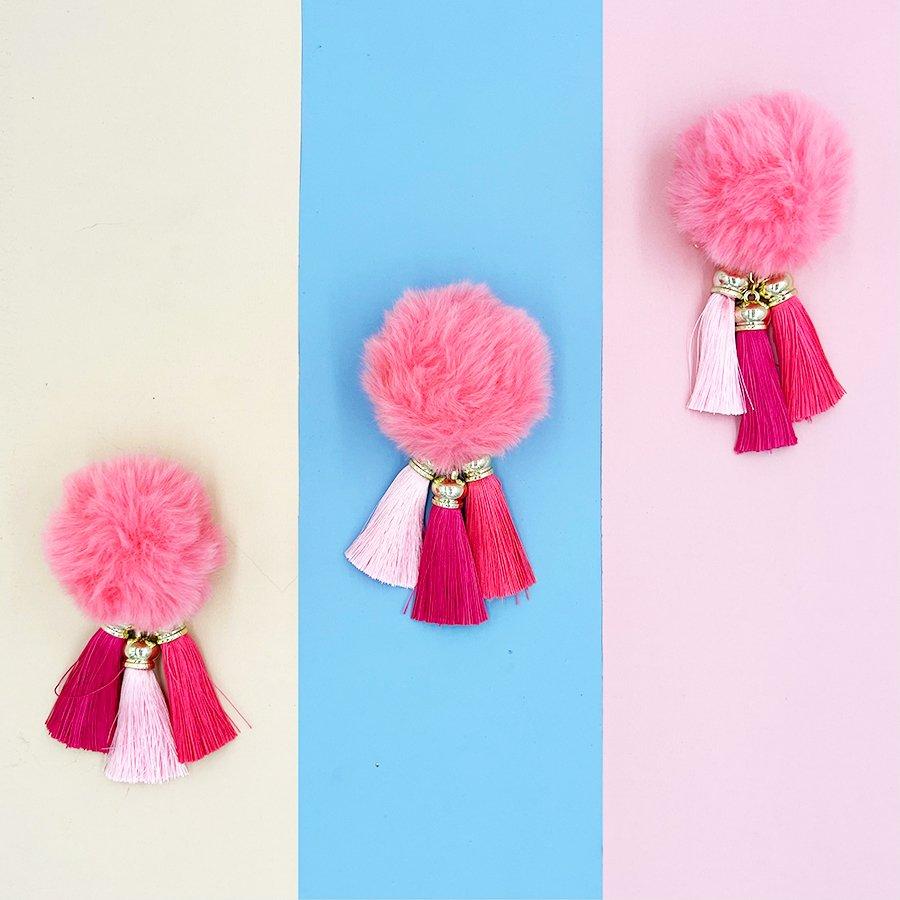 Đồ Chơi CLEVER HIPPO Móc Khóa Pom Pom - Dreamy Girl POMPOM/KCP2404