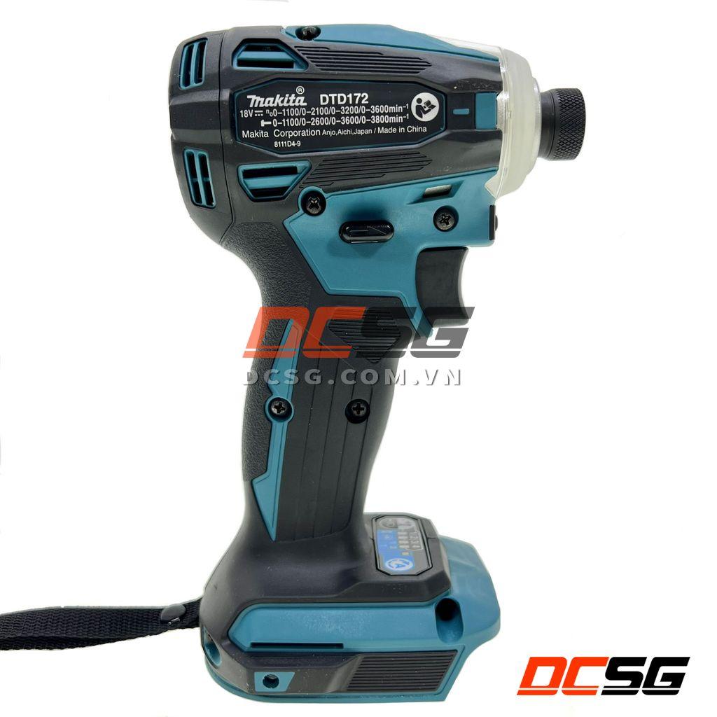 Máy vặn vít dùng pin 18V Makita DTD172Z (Thân máy) | DCSG