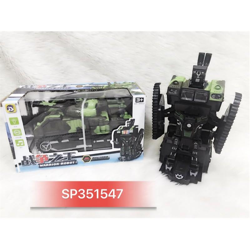 Đồ Chơi Hộp xe tăng pin đèn biến hình robo , 9901 - SP351547