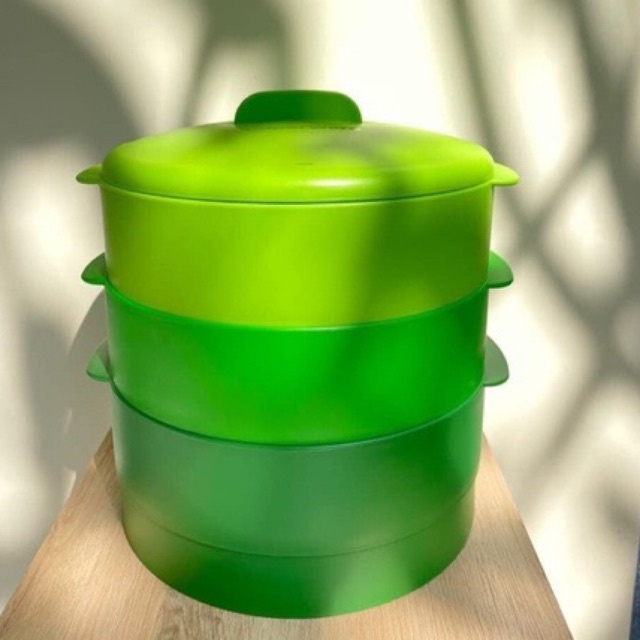 Xửng Hấp Tupperware 3 Tầng Steam It - Hàng Chính Hãng