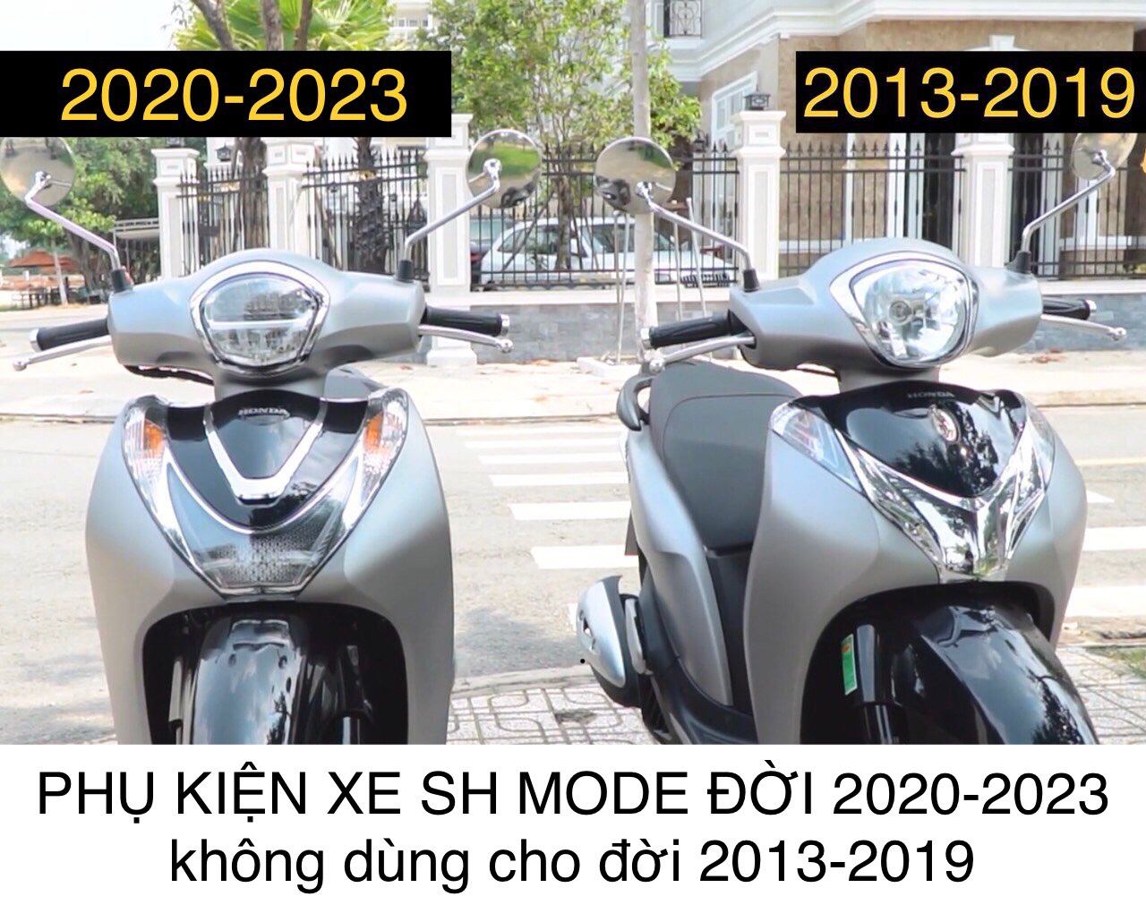 BỘ ỐP HÔNG DÙNG CHO ĐỜI XE SHMODE 2020 2021 2022 2023 CROM