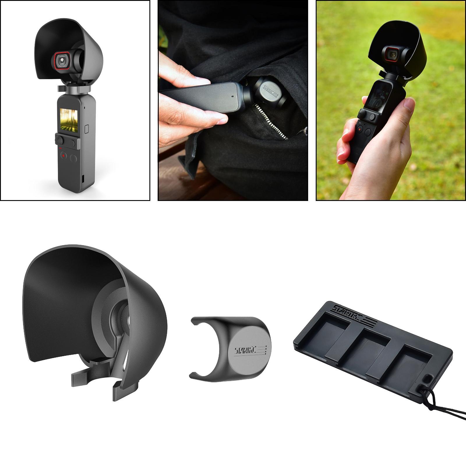 ABS Lens Protective Cover Sun Hood Storage Box Camera Accessories