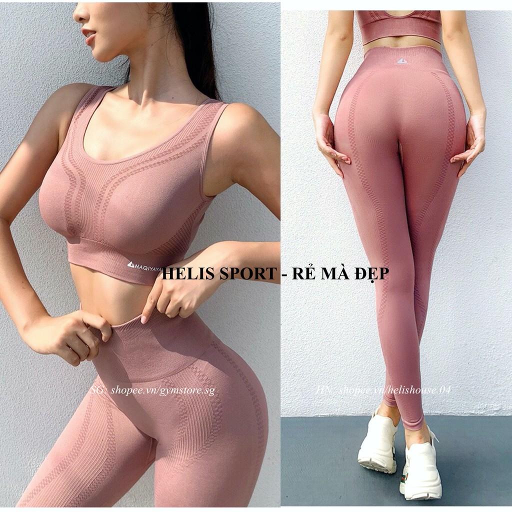 Set bộ đồ thể thao nữ naqi tập thể thao nữ đồ tập gym tập yoga giá rẻ