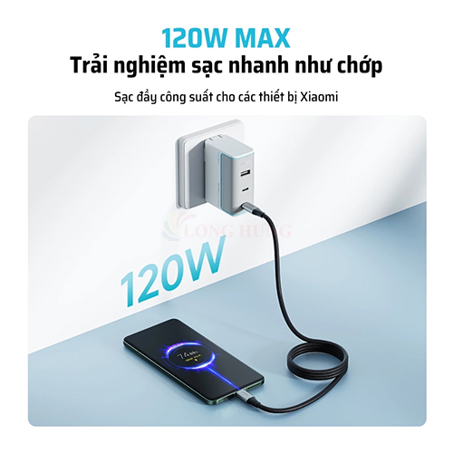 Cáp USB Type-C to Type-C Cuktech Braded Magnetic 240W PD3.1 CMC61 - Hàng chính hãng