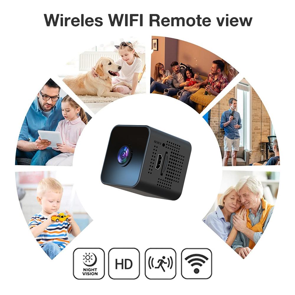 1080p Digital HD WiFi Máy ảnh Mini Tầm nhìn đêm DV Video camera camera giám sát nhà không dây nhà máy quay phim hành động từ xa