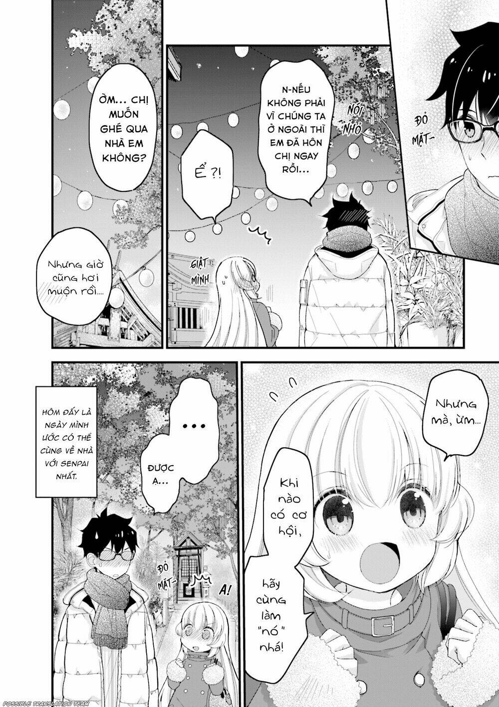 senpai kiêm bạn gái nhỏ nhắn của tôi rất dễ thương chapter 10 14