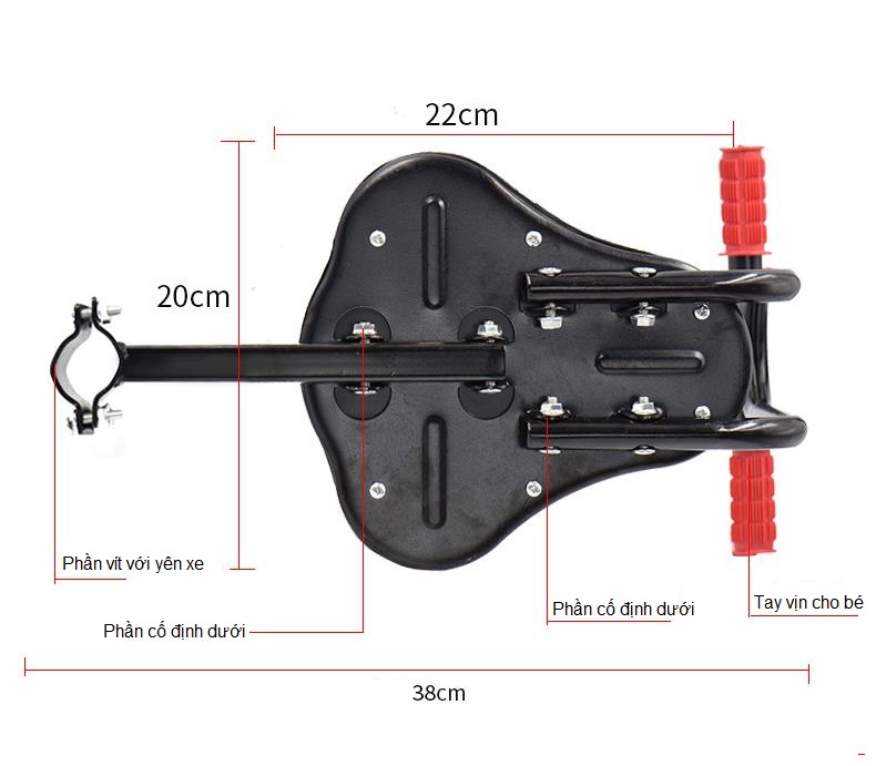 Ghế Gắn Trên Xe Đạp, Xe Điện Cho Trẻ Em Ngồi AZONE