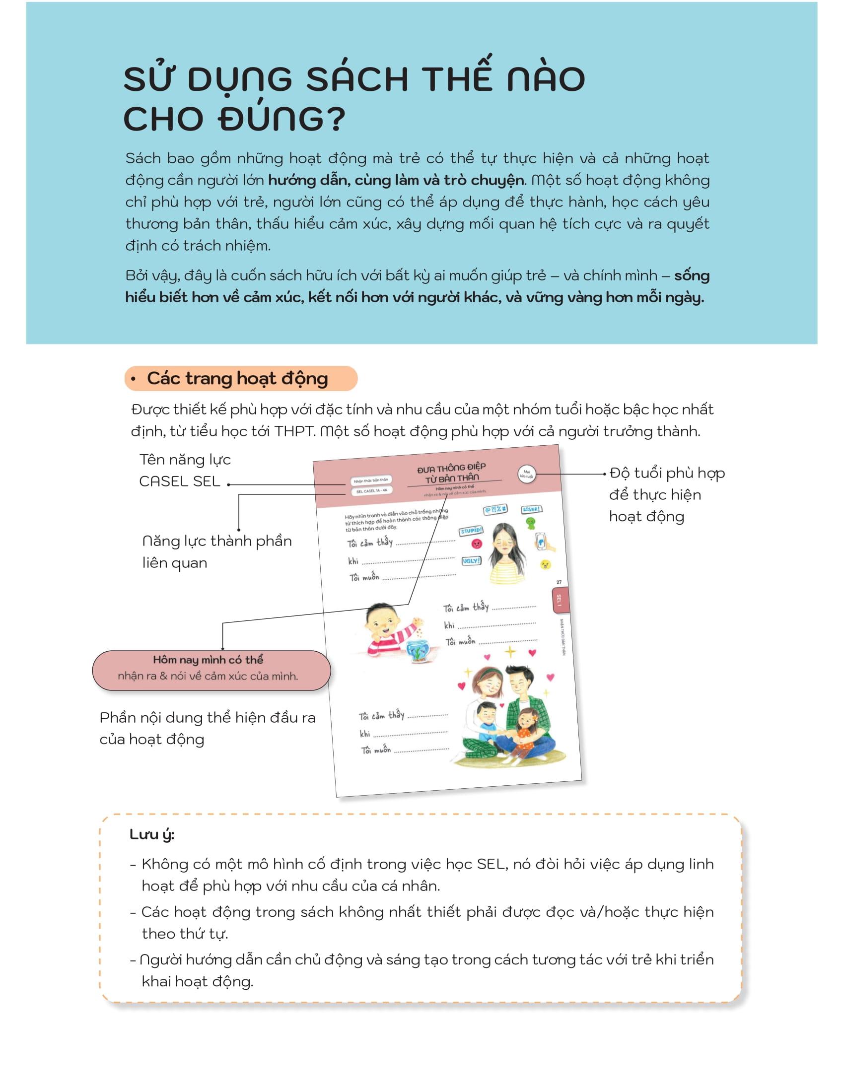 Sách - 50+ Hoạt Động Phát Triển Năng Lực Cảm Xúc-Xã Hội