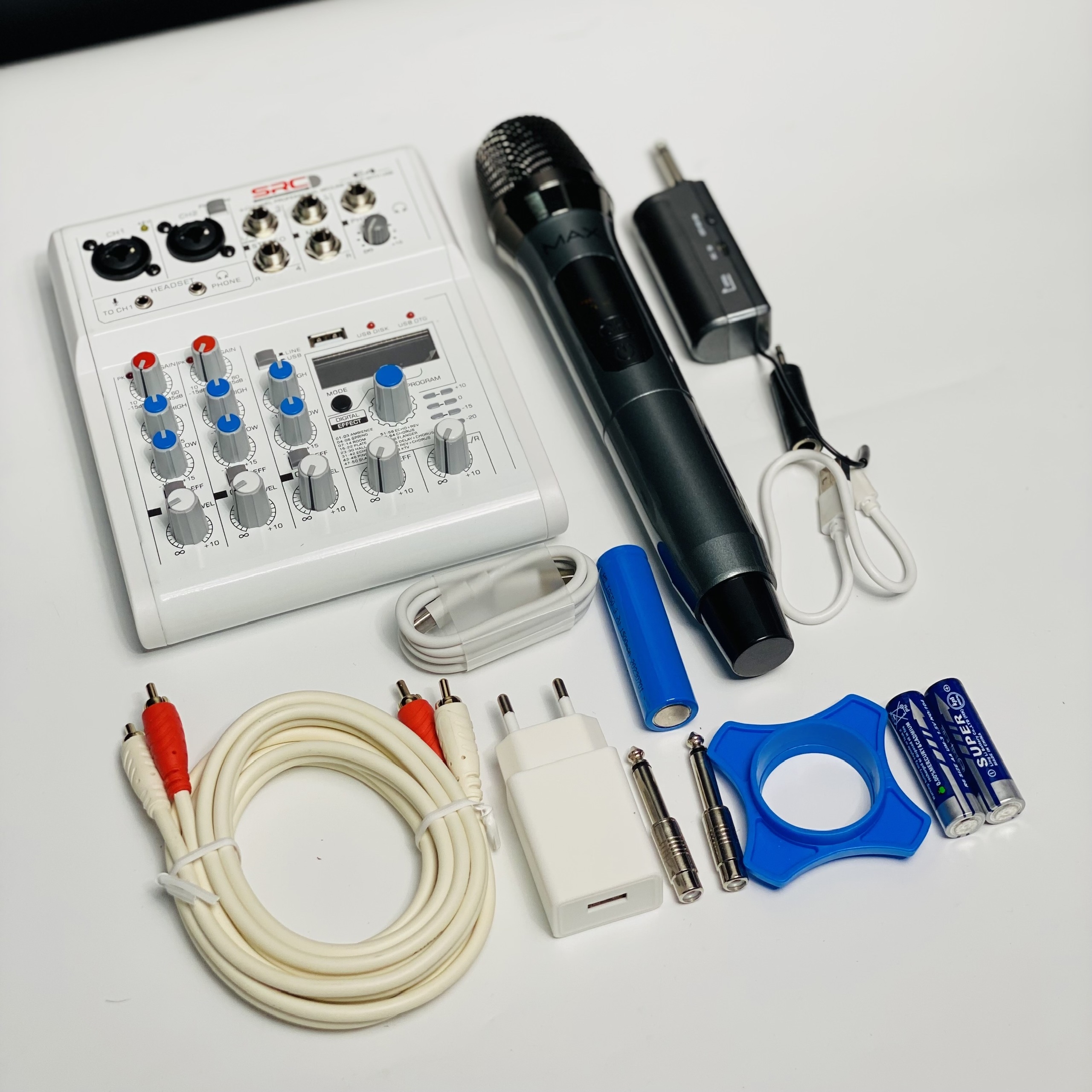 Combo Mixer Thu Âm Livestream Karaoke Mixer E4 và Micro Max19 Chính Hãng Giá Tốt -  Bảo Hành 12 Tháng Hàng Chính Hãng