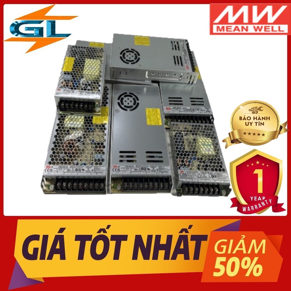 Bộ nguồn tổ ong 5V 90A 450W  Meanwell LRS-450-5  - Hàng nhập khẩu