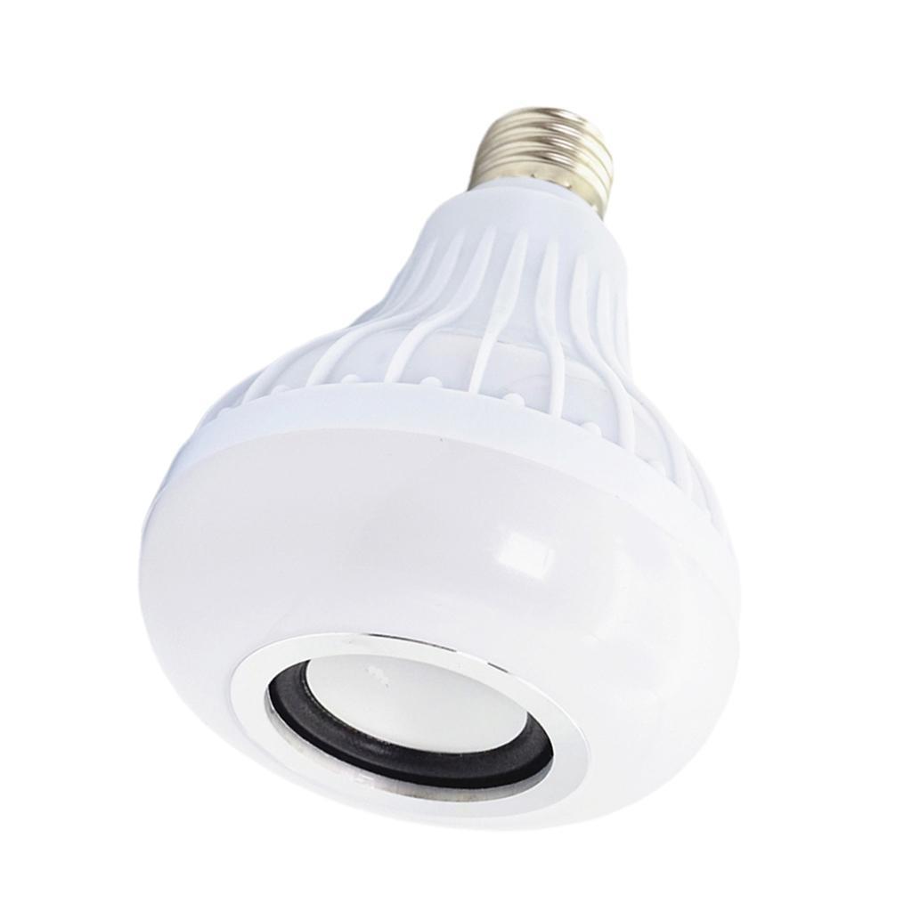 12W E27 12-LED RGB Wireless Bluetooth  Speaker &Light Bulb Lamp