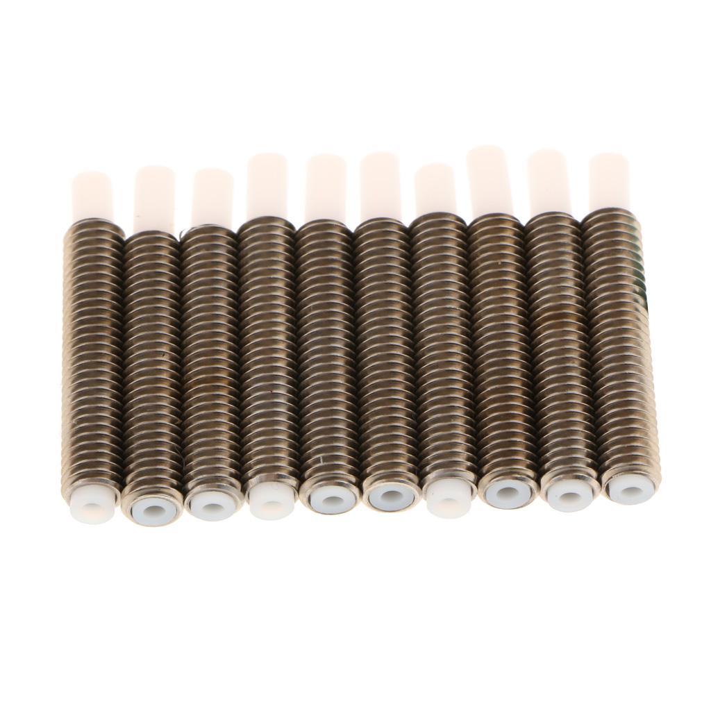 10Pieces 3D V6 Throat Hotend Stainless Steel Remote Feeding  Tube 26mm