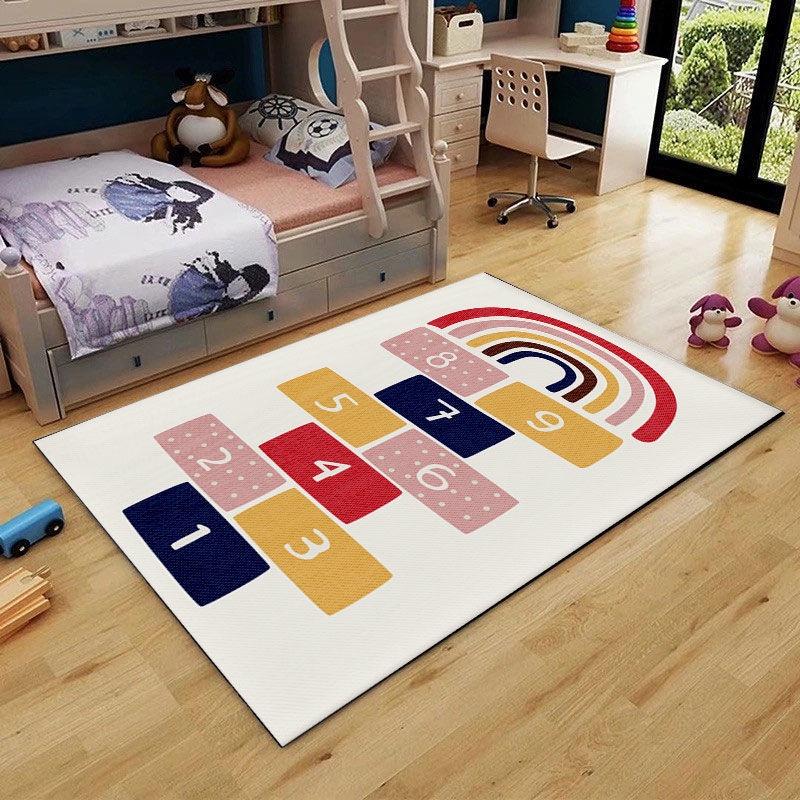 Thảm trải sàn trẻ em thảm leo núi bé gái thảm đầu giường trang trí phòng ngủ cách bố trí sofa đệm phòng khách phòng ngủ.