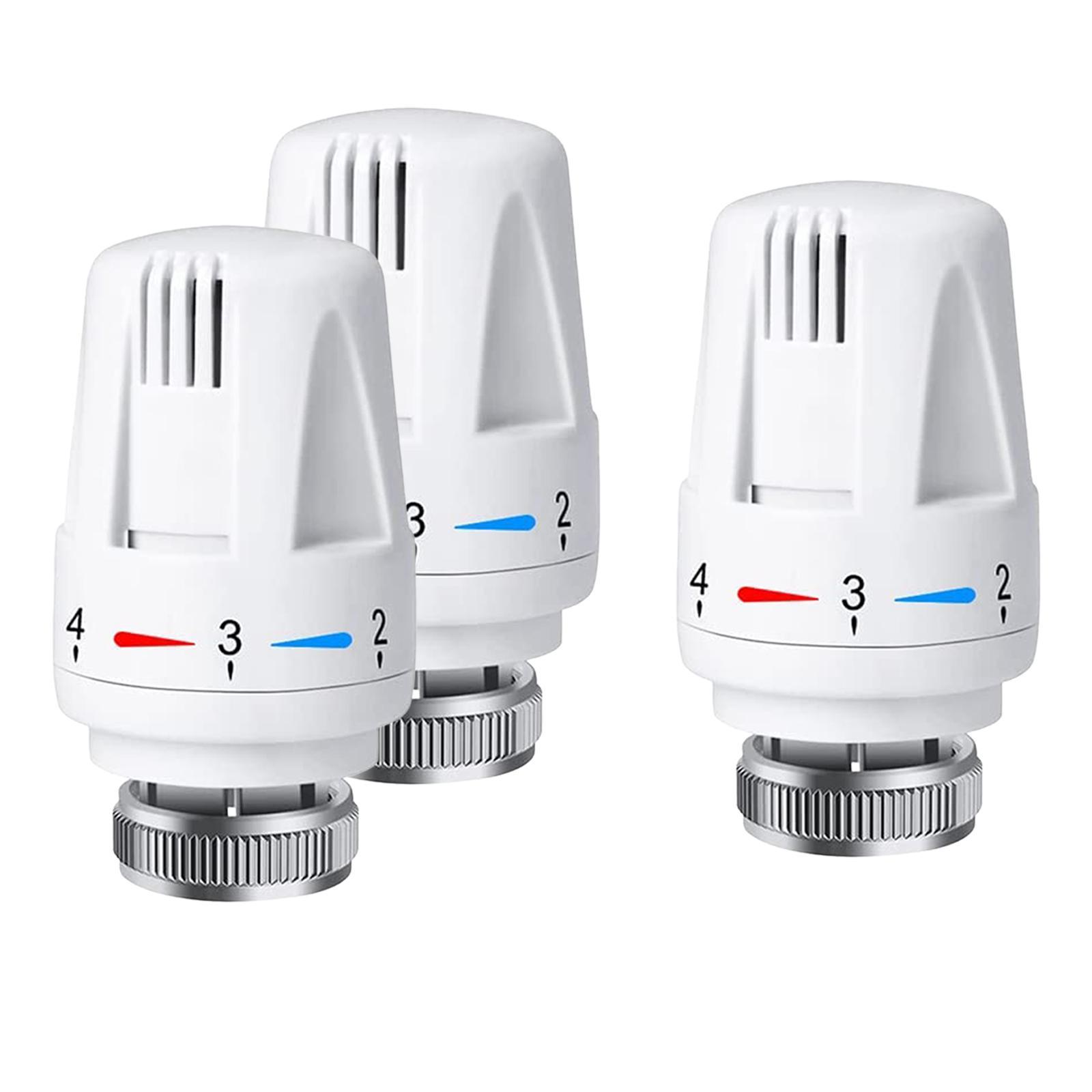 3/4/6Pcs Thermostatic Replacement Temperature Controller Adjustable
