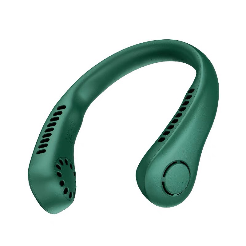Quạt Tích Điện Đeo Cổ Không Cánh USB Mini Tiện Lợi Parrot , Thời Trang, Dáng Thể Thao 3 Tốc Độ Gió Dung Lượng Pin Lớn Sử Dụng 3-6 Giờ