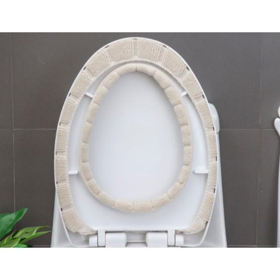 Miếng Lót Bệ Ngồi Toilet Hình Chữ O Giúp Giữ Ấm Mùa Đông