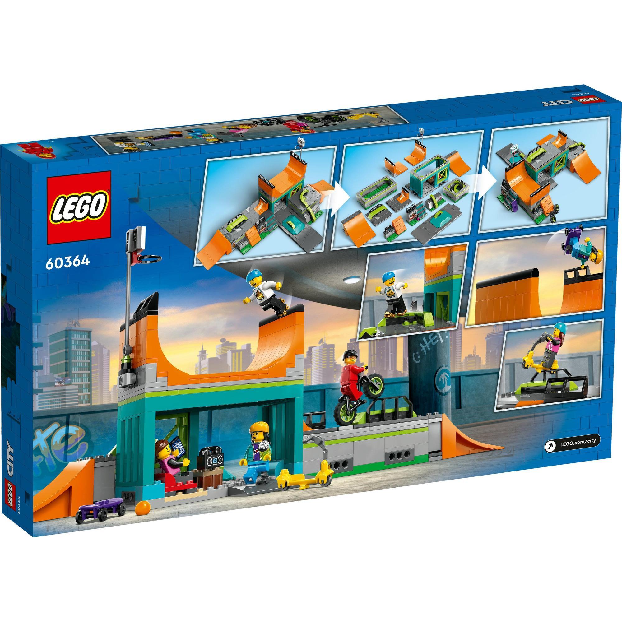 LEGO City 60364 Đồ chơi lắp ráp Công viên trượt ván (454 chi tiết)