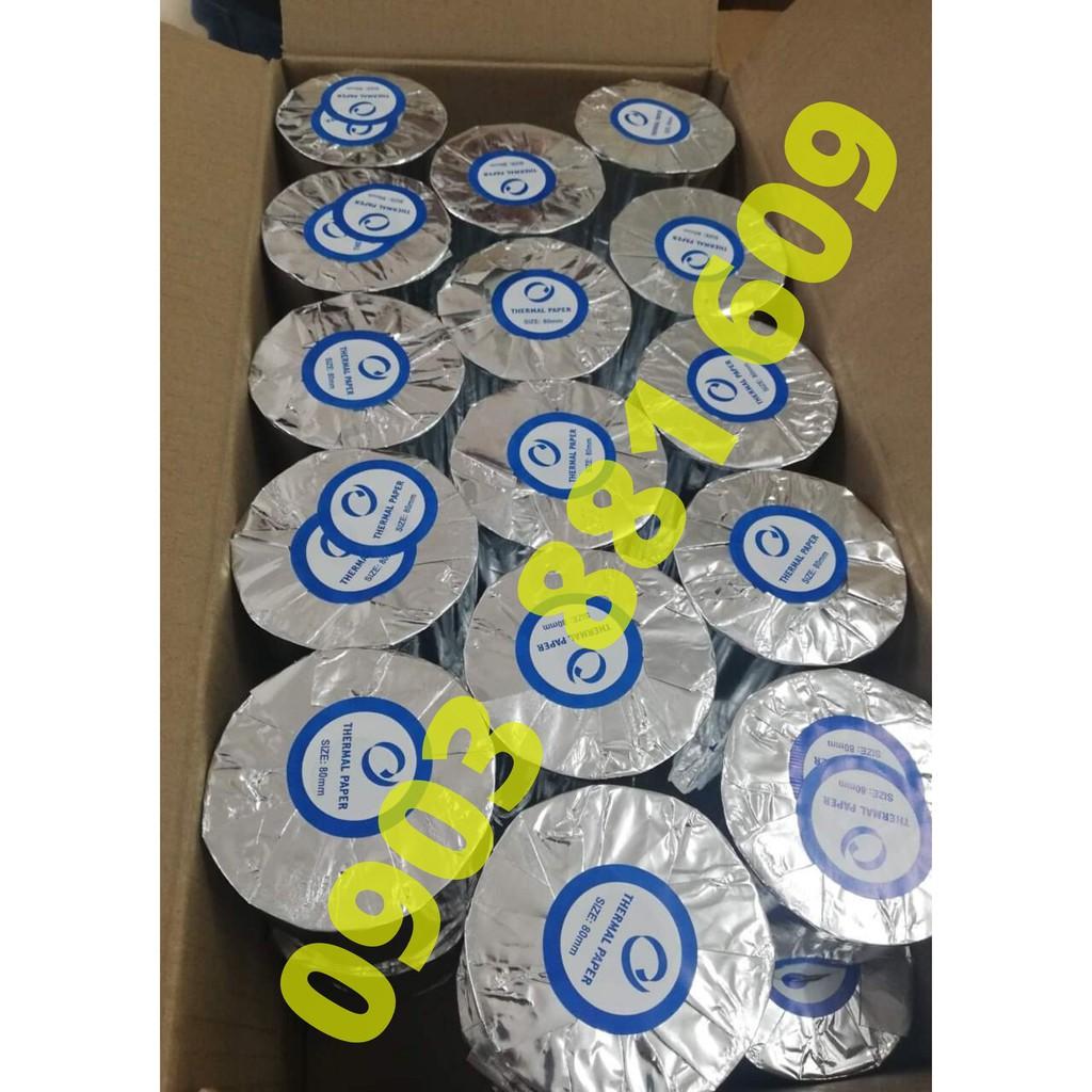 GIẤY IN BILL OCHA - GIẤY IN BILL K80X80MM- BÁN TỪNG CUỘN LẺ
