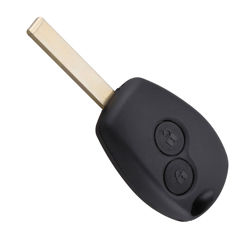 2 Buttons  Entry Remote Key Fob Case 433MHZ PCF7947 Chip for