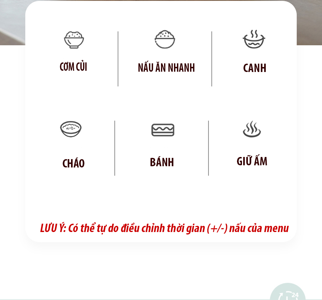 Nồi cơm điện đa năng 4L nấu cơm, canh, lẩu, mỳ,... phục vụ bữa ăn 2-12 người B40T1HC