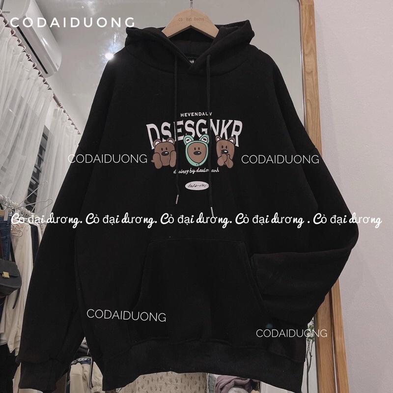Áo nỉ hoodie 3 chú chó