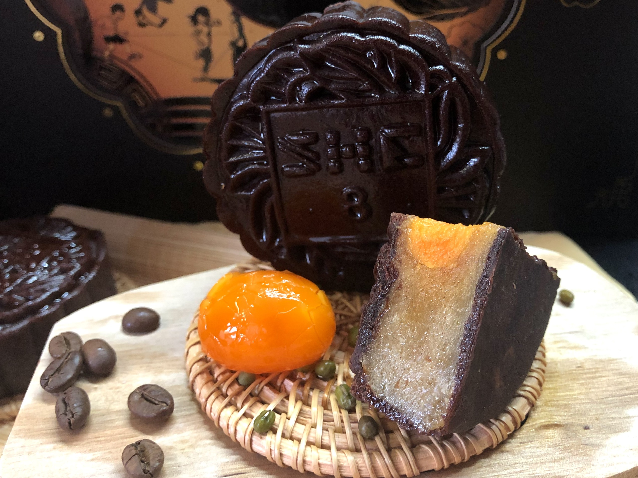 Bánh trung thu sô cô la 2023 - Nhân Cà phê - SHE Chocolate - Món quà sức khỏe dành tặng người thân - Trung thu 2023