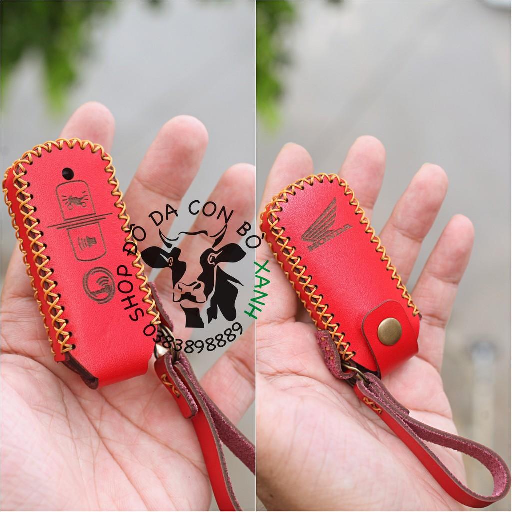 Bao da dành cho Chìa Khóa Honda SH, PCX, SH Mode, Cub 125 handmade da thật