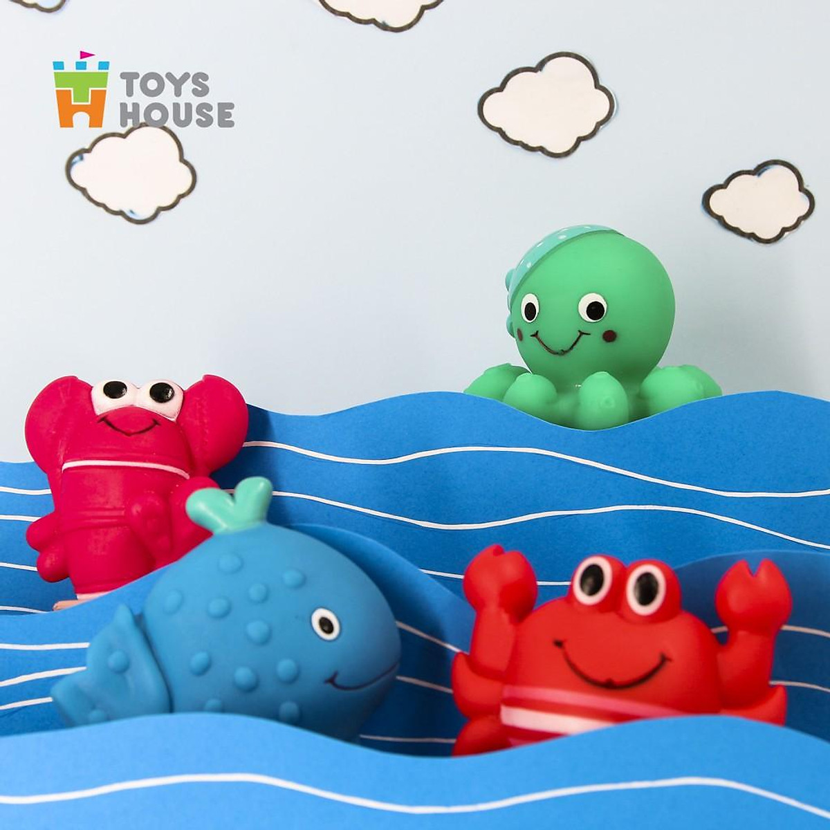 Đồ chơi nhà tắm cho bé-set 2 món (random) sinh vật biển vô cùng dễ thương ToysHouse