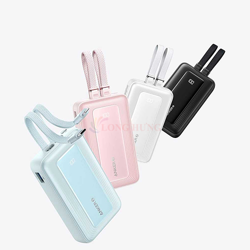 Sạc dự phòng Anker Zolo Power Bank 1USB 2Type-C 35W 10000mAh A1680C - Hàng chính hãng
