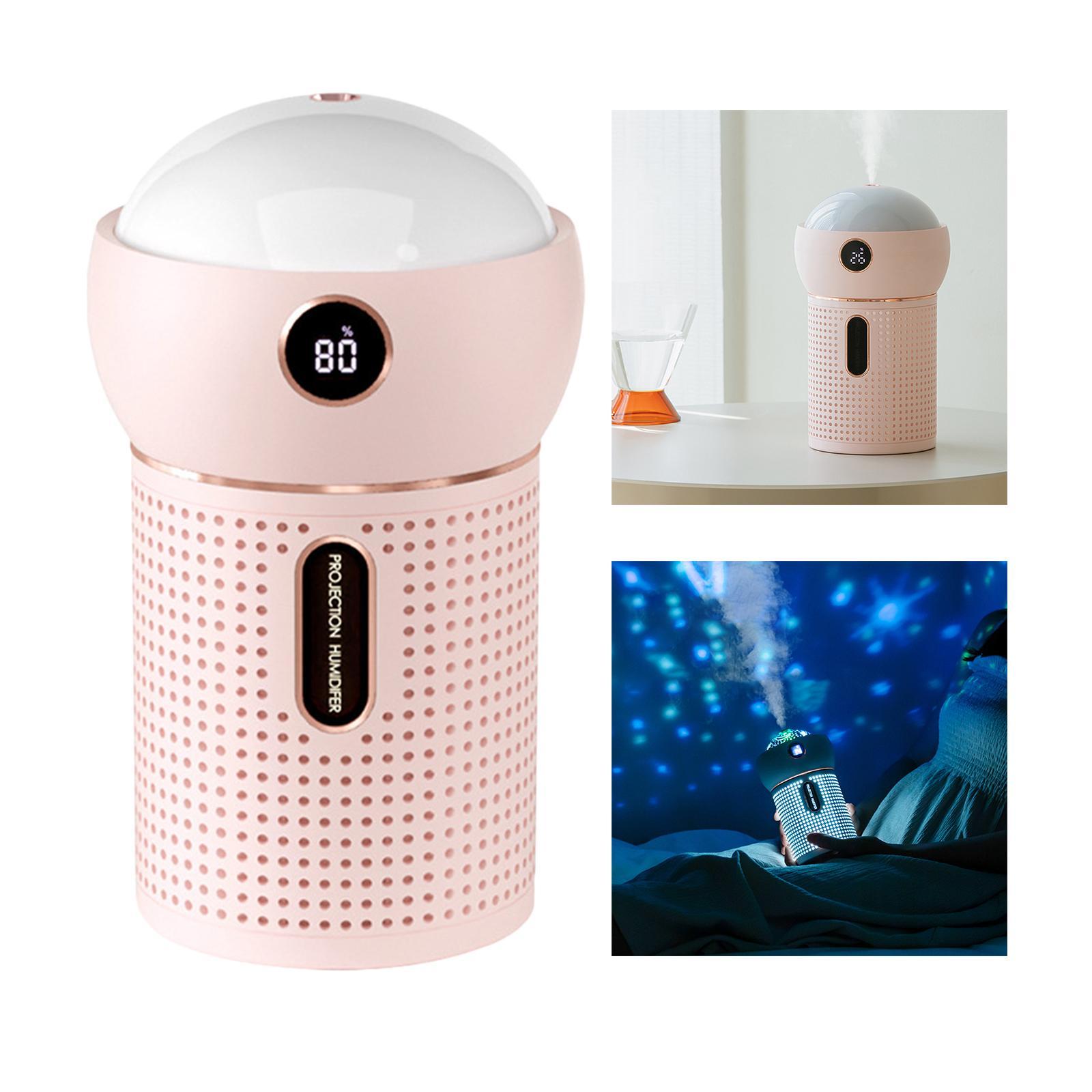 630ml Mini Humidifier Air Purifier Aroma Essential Oil Diffuser Night Light