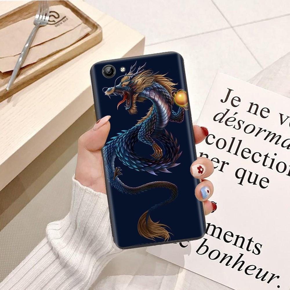 Ốp lưng dành cho điện thoại ViVo V11i Viền dẻo TPU hình Rồng Xanh