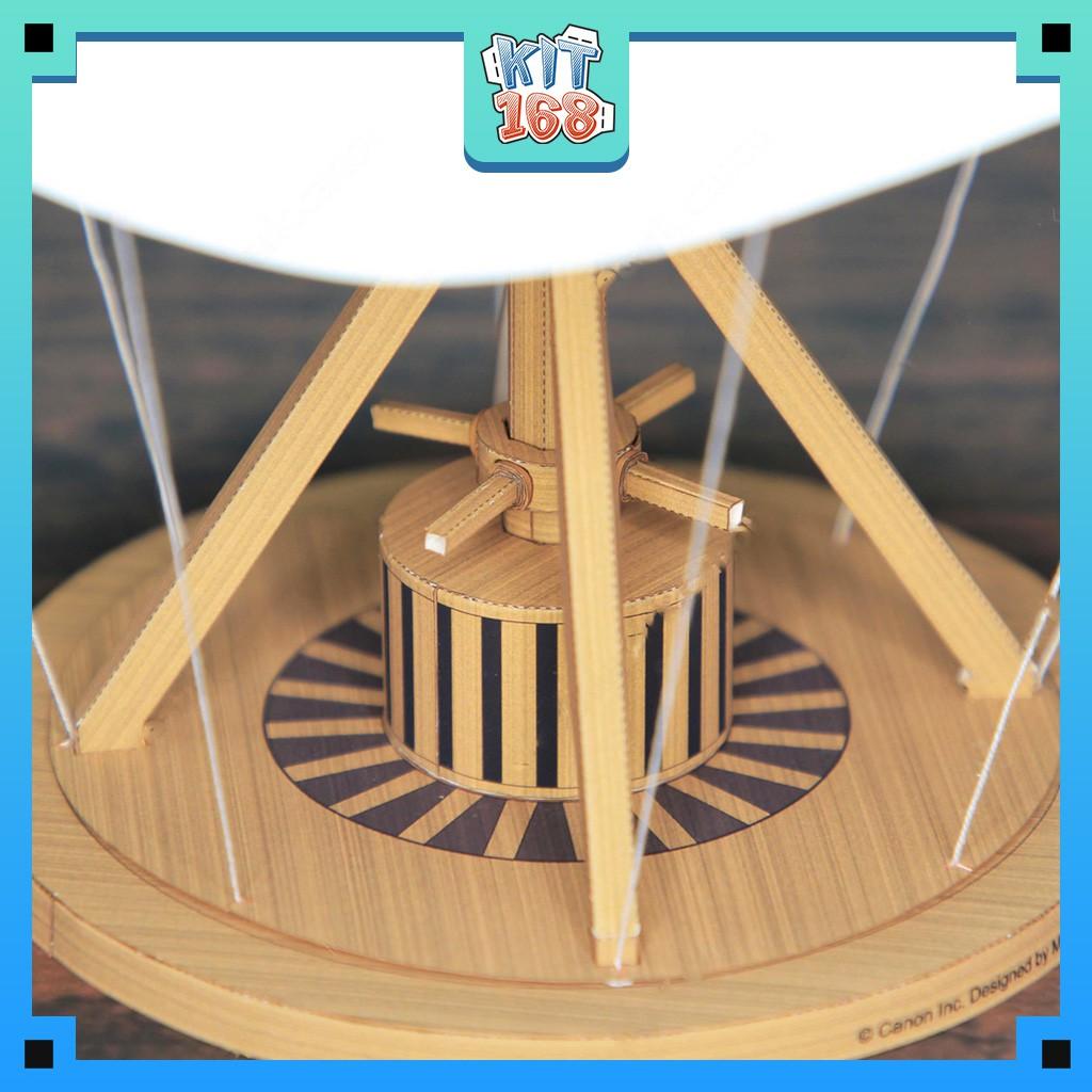 Mô hình giấy đồ vật đồ chơi Leonardo da Vinci (Helicopter