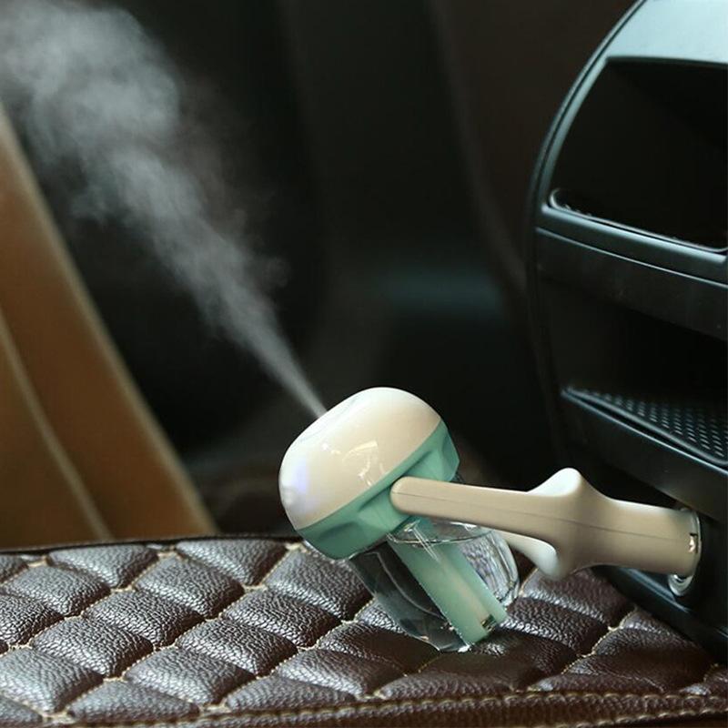 2021 Mới Mini 12V Xe Hơi Nước Tạo Ẩm Không Khí Thơm Khuếch Tán Tinh Dầu Khuếch Tán Tinh Dầu Tạo Ẩm Trên Ô Tô Nhiều Màu Sắc