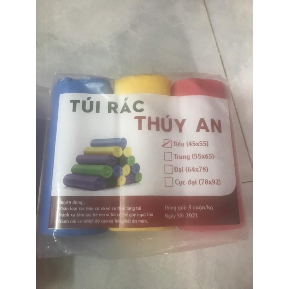 Túi Đựng Rác Gia Đình 3 Cuộn 1kg - Túi Đựng Rác Tiện Dụng Thúy An