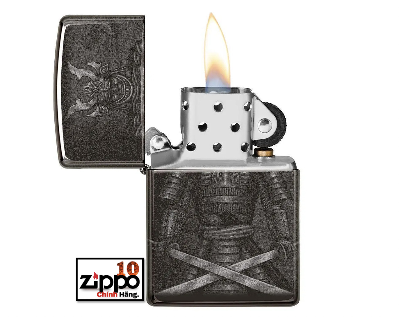 Bật lửa ZIPPO 49292 Knight Fight Design - Chính hãng 100%
