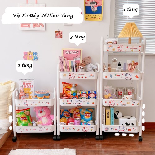 Kệ Xe Đẩy Đa Năng Nhiều Tầng