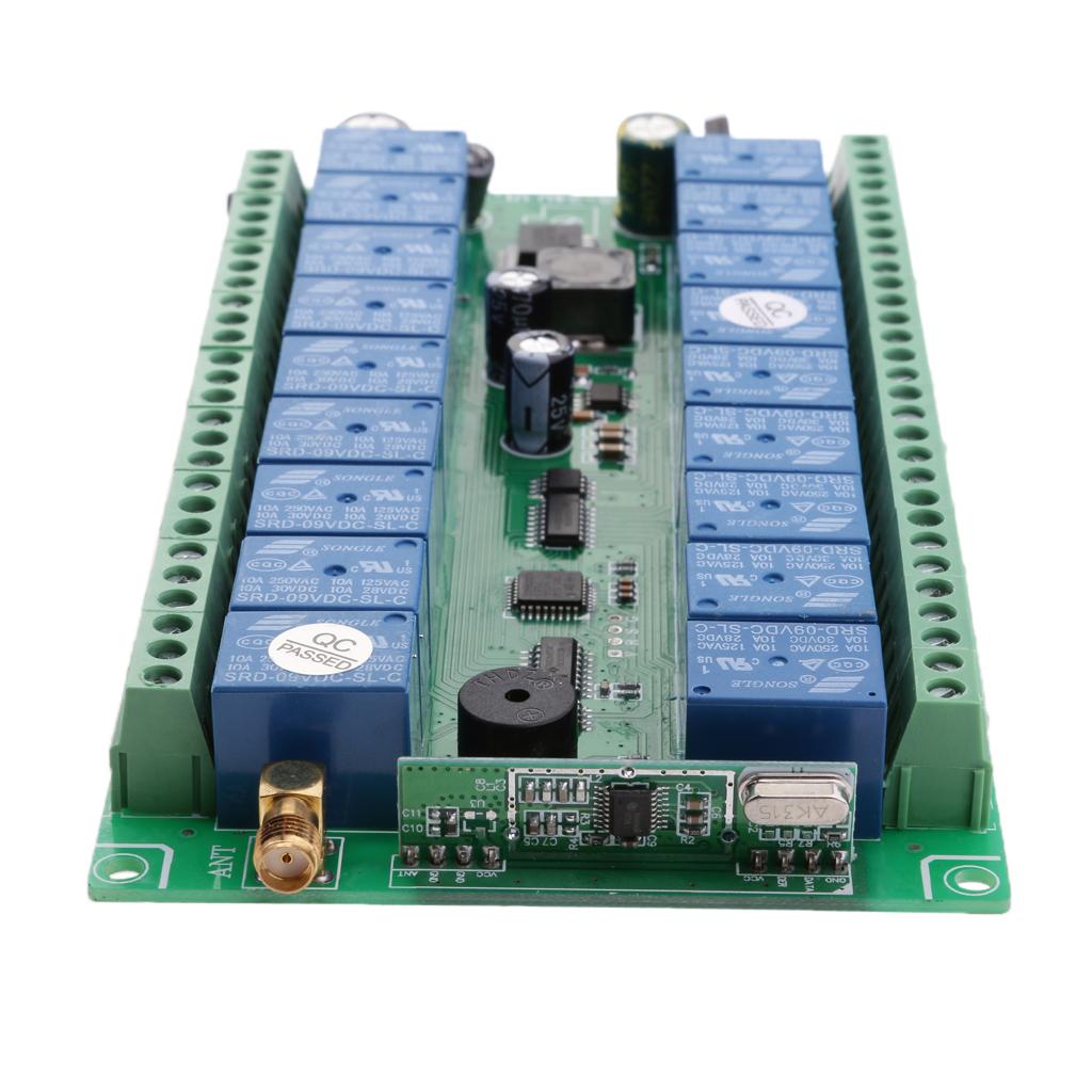18CH DC 12V-24V Wireless Remote Control Relay Switch Transceiver &Receiver
