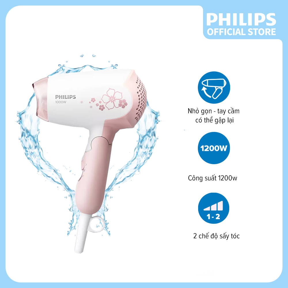 Máy Sấy tóc Philips - HP8108/00 - Dễ dàng sấy - Tạo nhiều kiểu tóc - Chính hãng