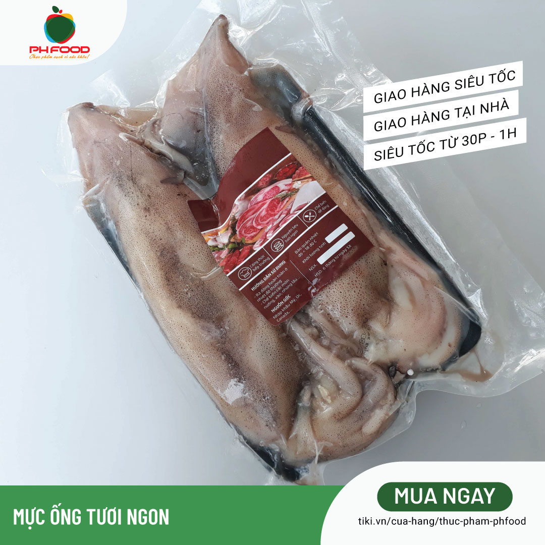 - Mực Ống Ngon Đông Lạnh – 1Kg