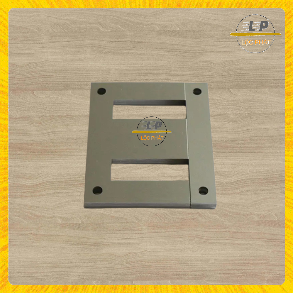 Bộ Fe silic EI 40x50mm có lỗ làm biến áp kích cơ biến áp