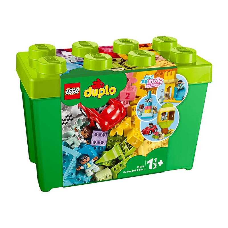 Đồ Chơi Lắp Ráp LEGO Duplo Thùng Gạch  Sáng Tạo 10914 Cho Bé Trên 1 Tuổi (85 chi tiết)