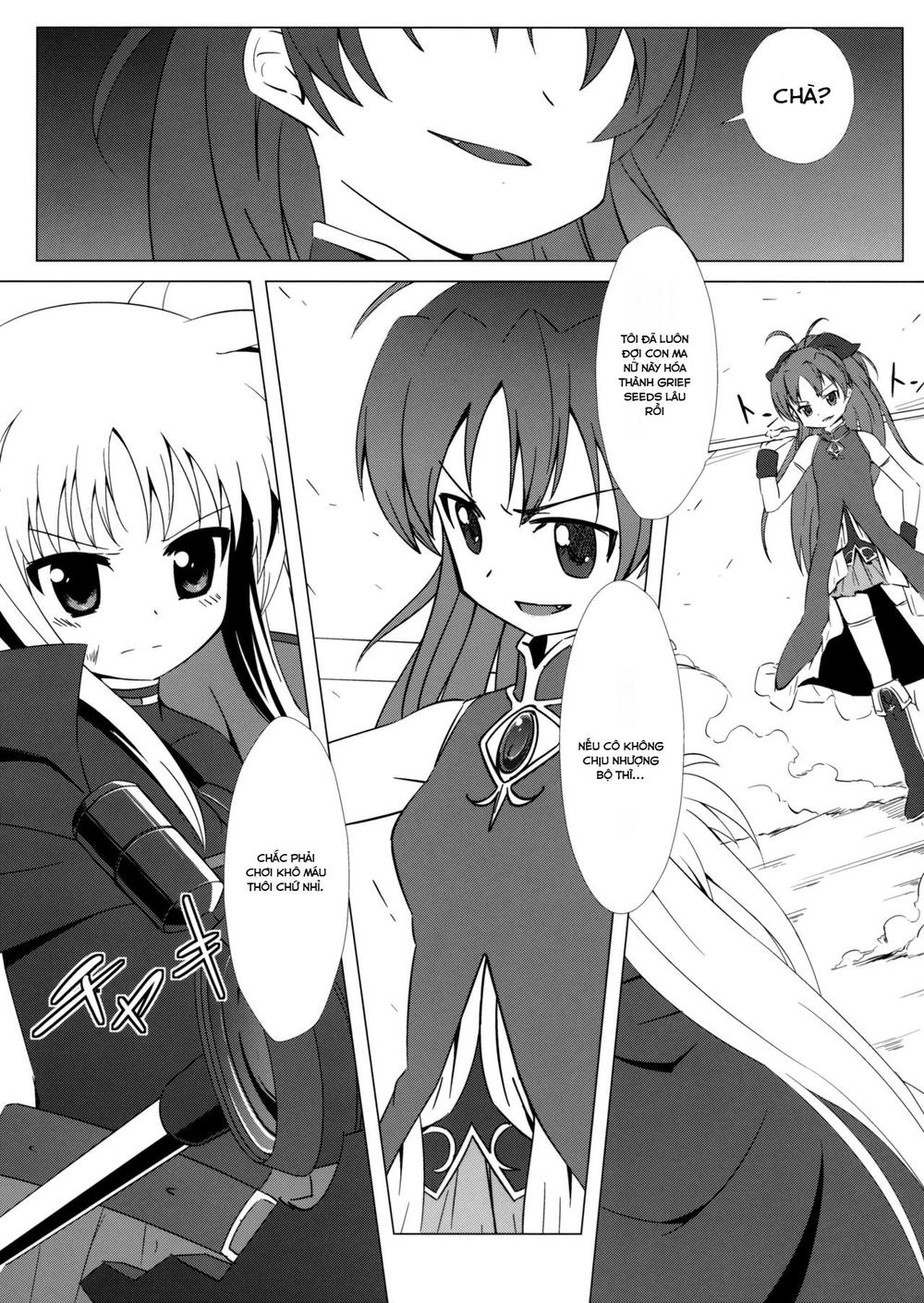mahou shoujo lyrical nanoha x madoka (crossover) chapter 2 12
