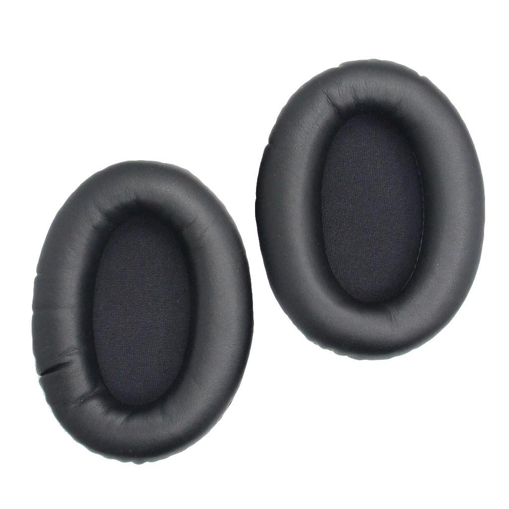 2X Ear Pads Cushions Compatible For Hyperx Cloud II Black Earpads